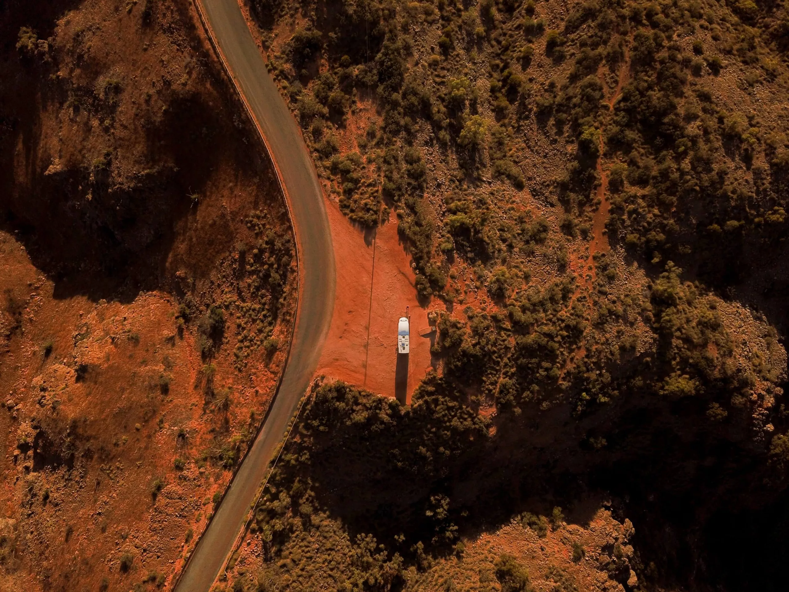 Outback road trip in Australia.
