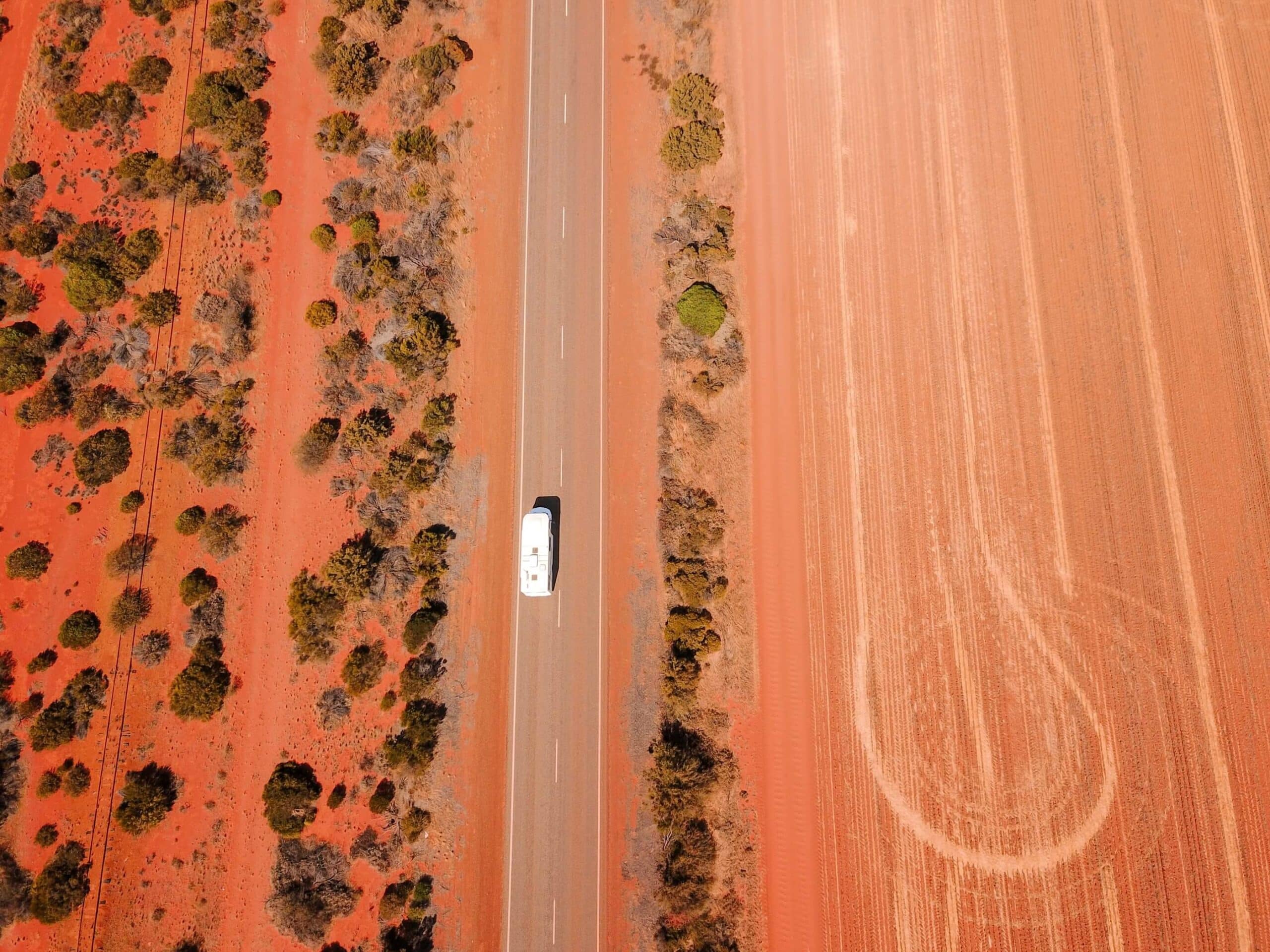 Campervan road trip in Australia.