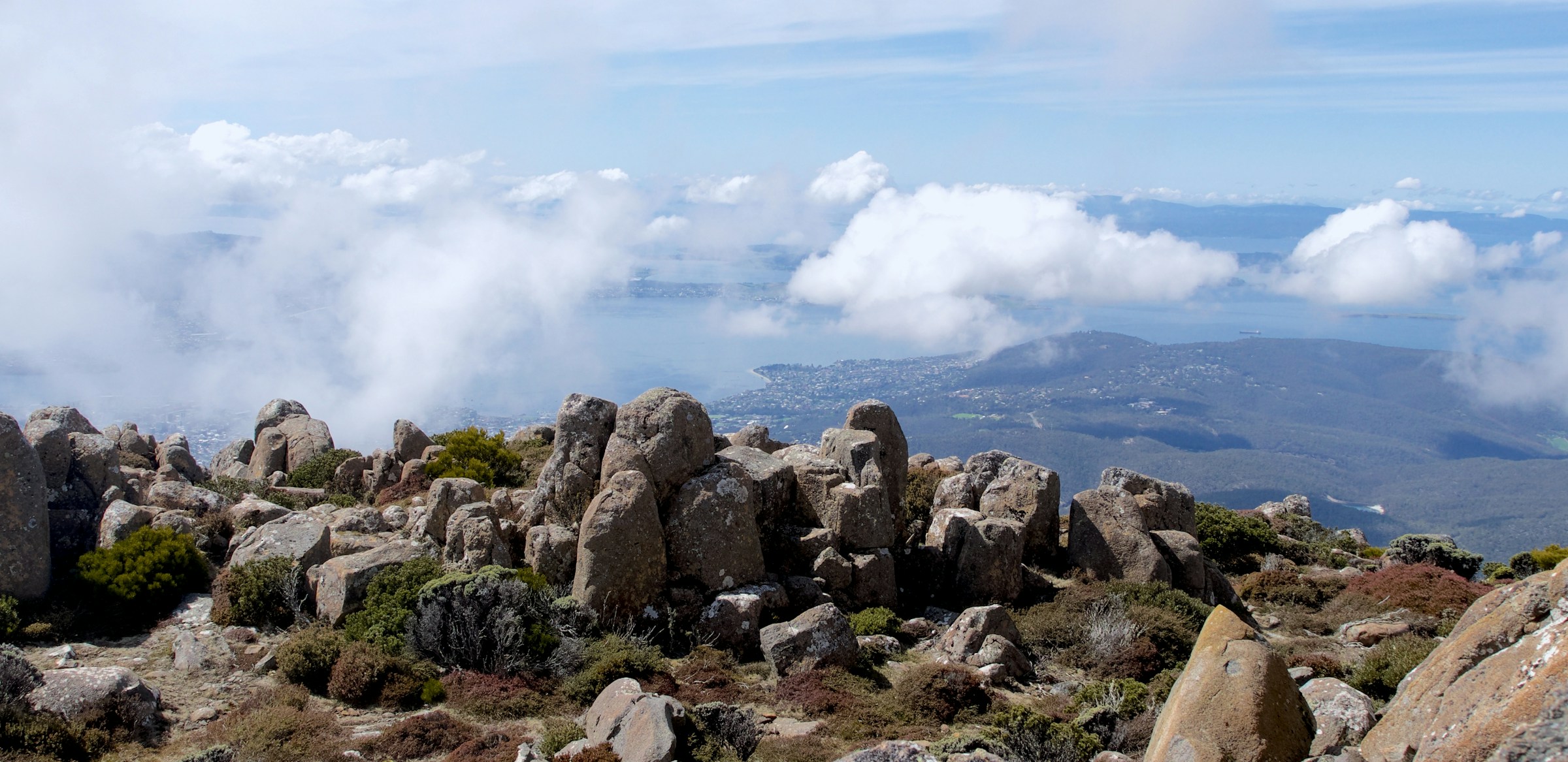View from kunanyi (Mount Wellington)