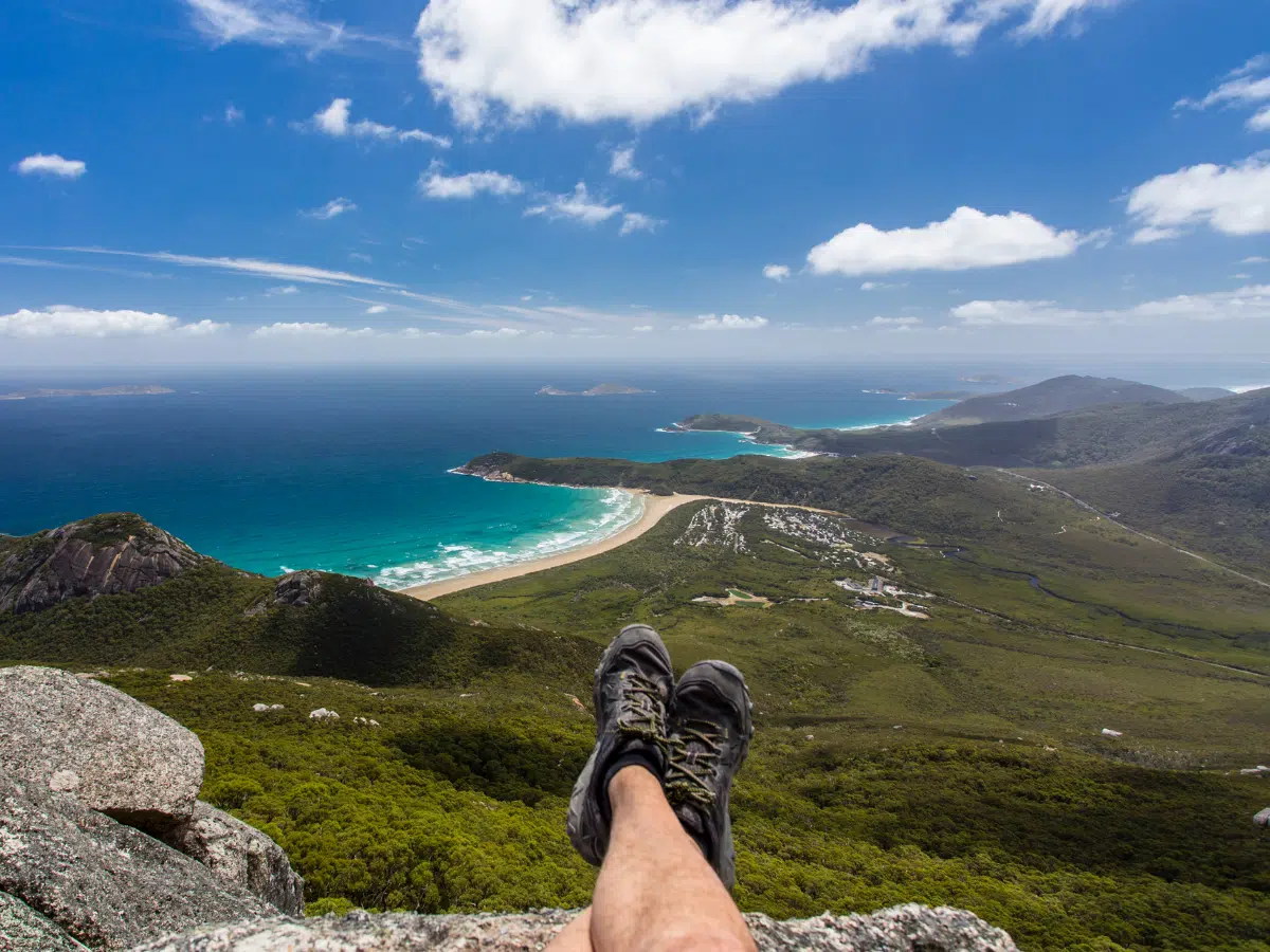 mount-oberon-lookout A view from Mount Oberon Lookout in Wilsons Promontory National Park.