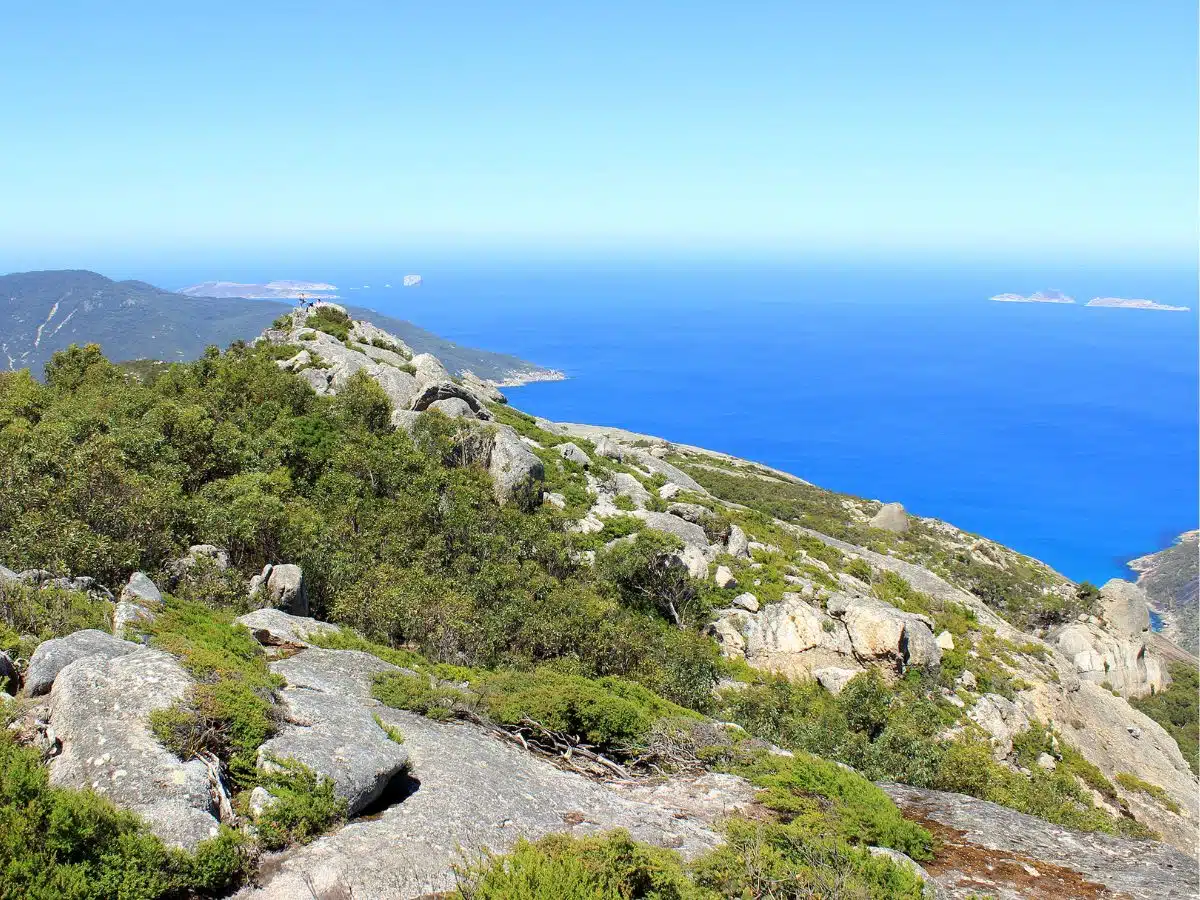 A view out to sea from Mount Oberon.