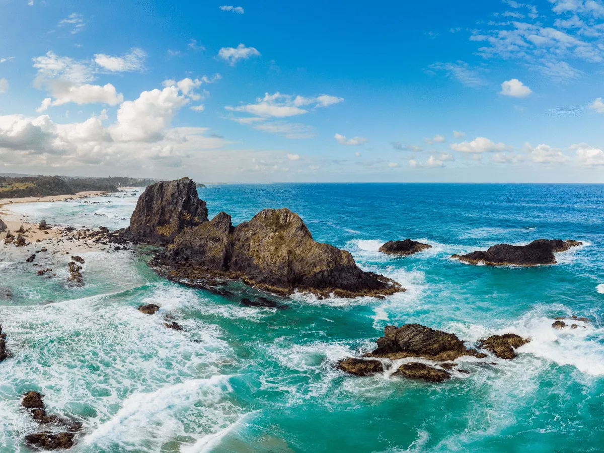 Glasshouse Rocks Beach in Narooma Australia