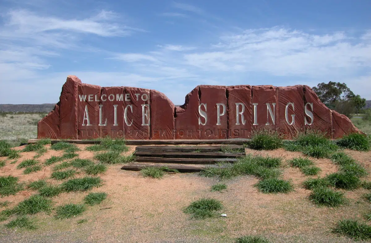 Alice Springs sign