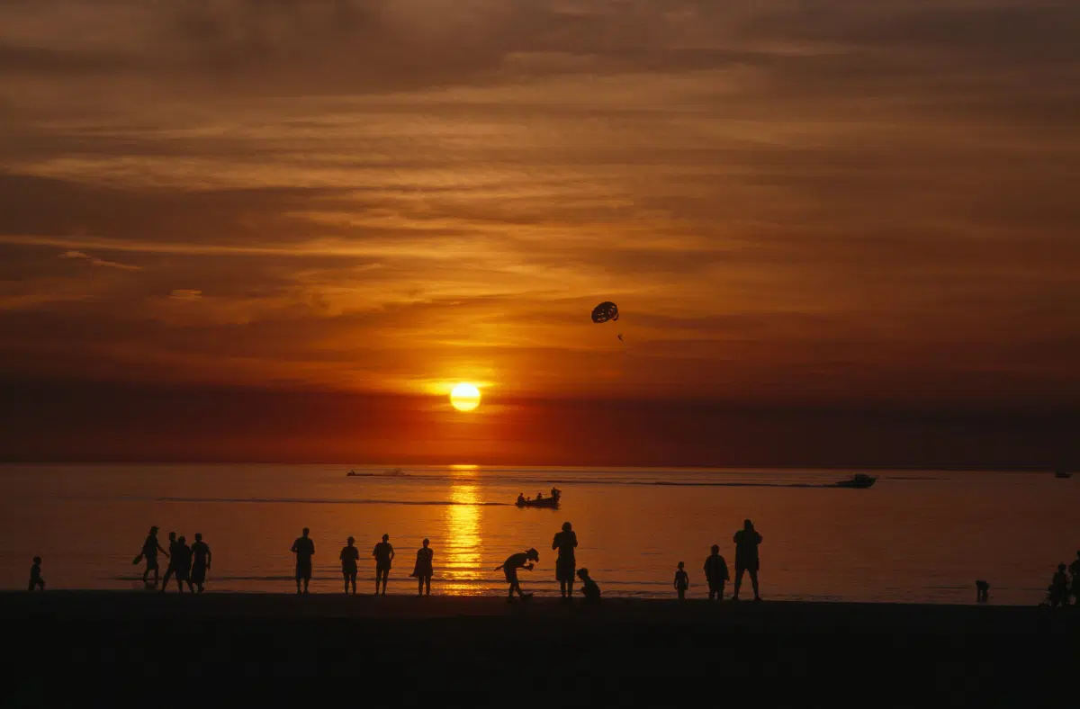 People at Mindil Beach