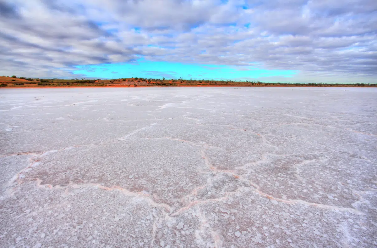 Salt lake Hart in South Australia