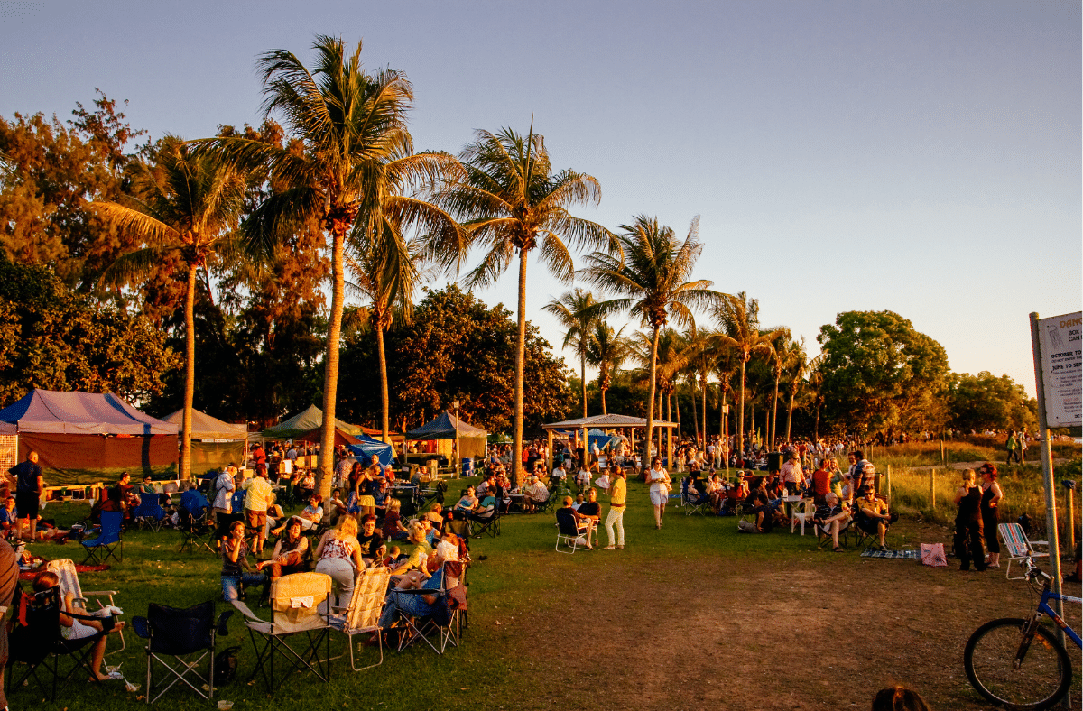 Mindil Beach in Darwin Australia