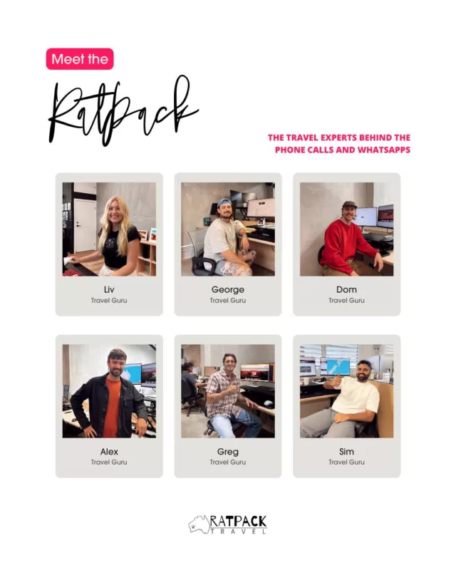 pt 3. Meet the RatPack crew bringing you epic road trips, good vibes and all the travel inspo you need 🚌🚌🚌