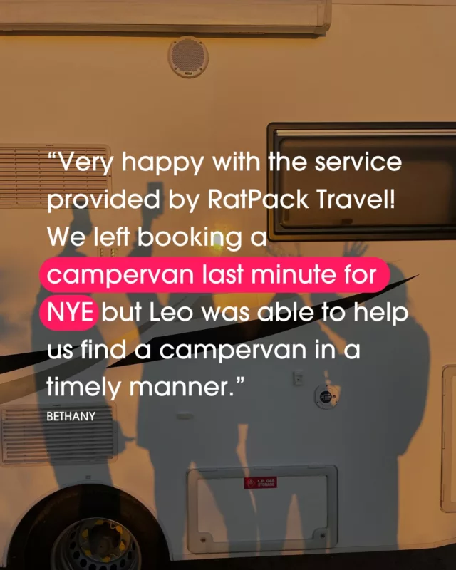 Super, superrrr limited spots left 🚨If you’re chasing a camper for New Year’s, hit us up and we’ll do our best to hook you up with some wheels for the ultimate summer roadie 🚌🚌🚌