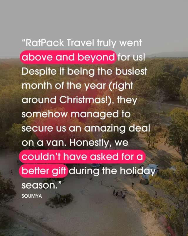 Busiest month of the year? Challenge accepted 😎Stoked we could hook our legends up with the ultimate Christmas gift >>> an unreal campervan deal and an adventure to match 🙌