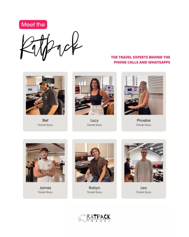 pt 2. Meet the RatPack crew bringing you epic road trips, good vibes and all the travel inspo you need 🚌🚌🚌