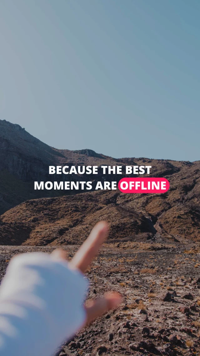 Best moments are offline, agree or not?