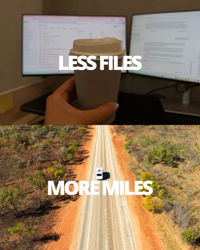 Trade the daily grind for dirt roads, notifications for mountain views, and your couch for a campervan. That's the whole point. Ready to do less of the ordinary and more of what actually matters? #campervanlife #campervan #campervanadventures
