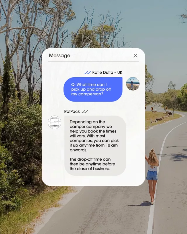 Got a question of your own? 👀Hit us up in the DMs >>> no question is too big, too small, or too “random road trip thought at 2am.” We’ve got you 🤙