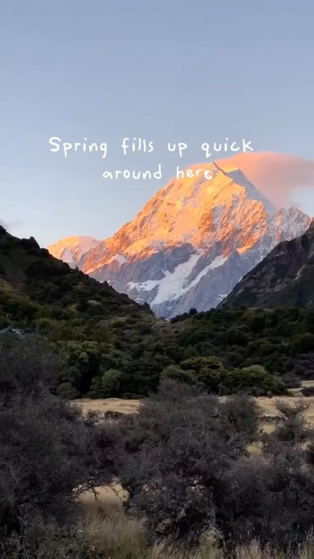 Yes, yes, yes, we wish we could all be last minute all the time, but the truth is, for spring and summer in New Zealand, you can't be.We'd recommend starting to plan now and taking advantage of early bird rates, so you're not left paying more for a van that wasn't even your first choice anyway. Lock in your dates now, thank yourself in spring!!📸@jonny.melon